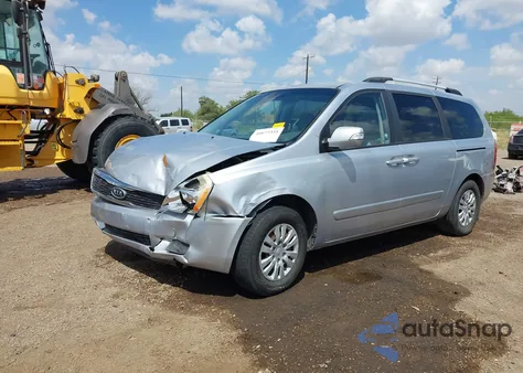 2011 Kia Sedona Lx z USA, uszkodzony, nr VIN KNDMG4C72B6375160